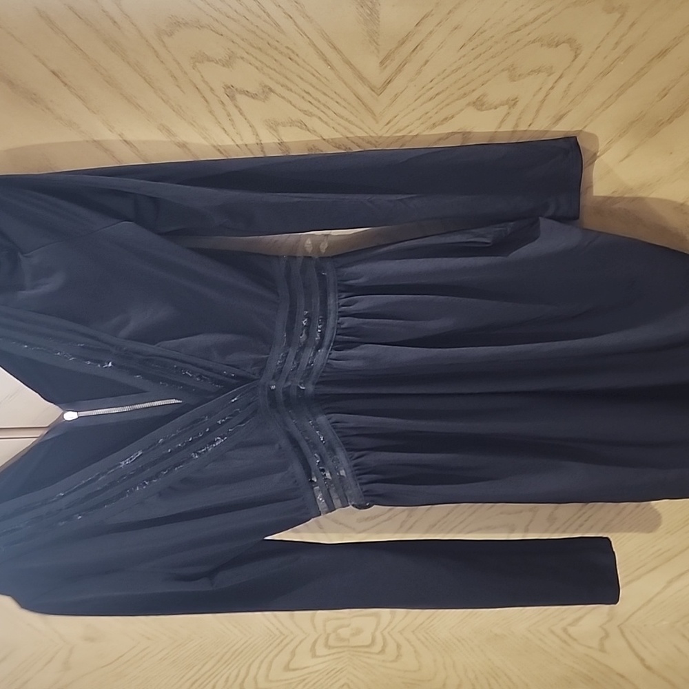 Black Party Dress with Mesh Size 12/14